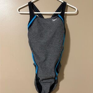 Speedo Black and Blue Swimwear